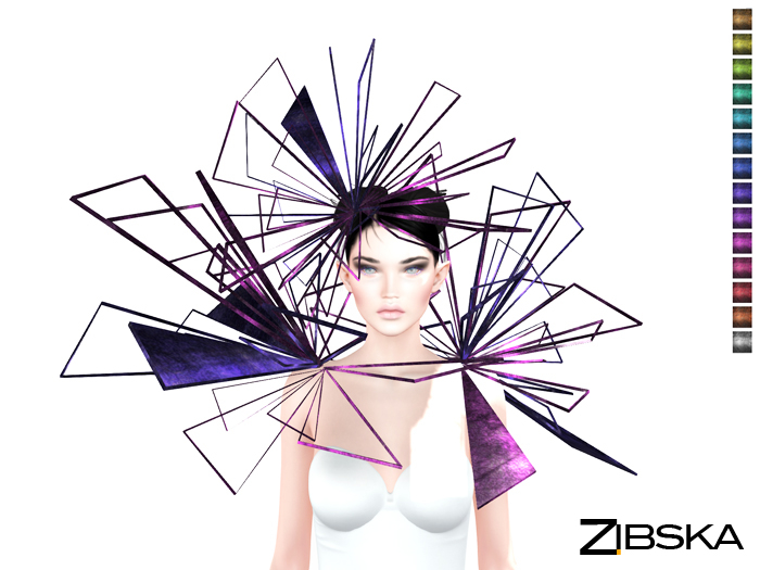 Zibska [Archive] ~ Mieke color change headpiece and shoulders left and right