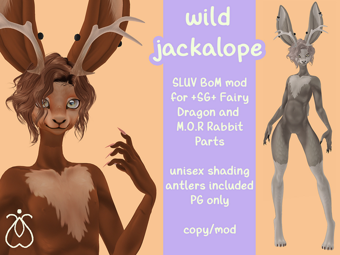 mothly. wild jackalopes - ash