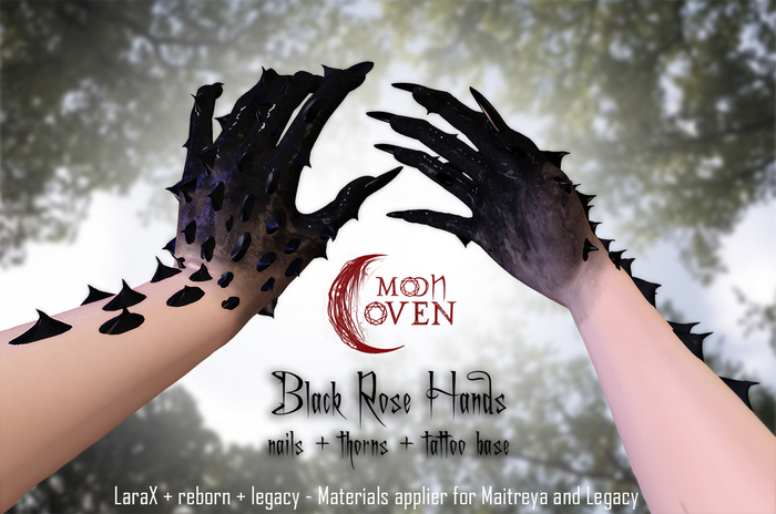 Moon Coven: Black Rose Hands