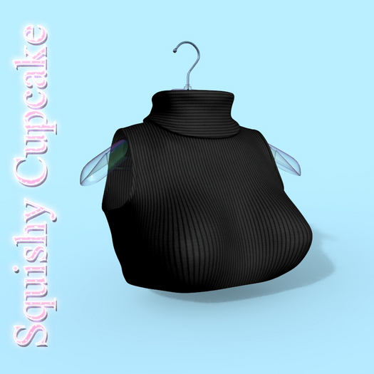 Black Turtleneck Top