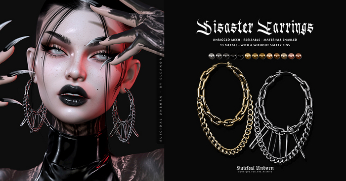 -SU!- Disaster Earrings