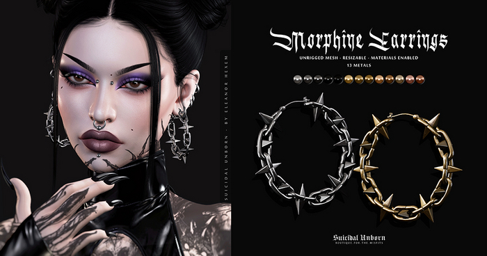 -SU!- Morphine Earrings