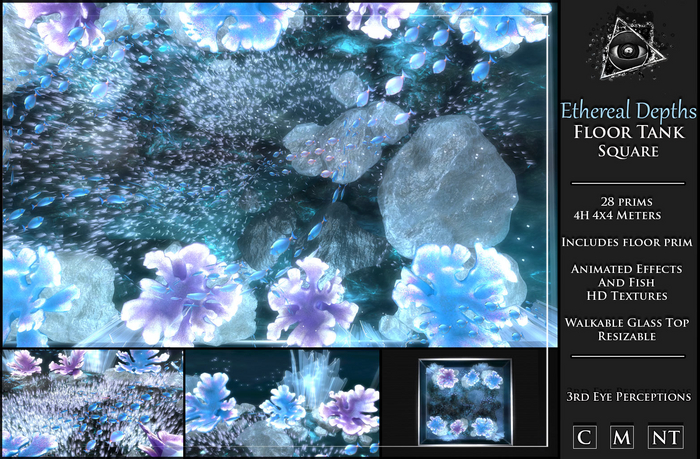 Ethereal Depths Floor Tank Square