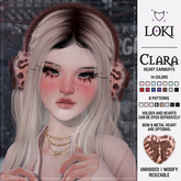 Loki - Clara Heart Earmuffs - FATPACK