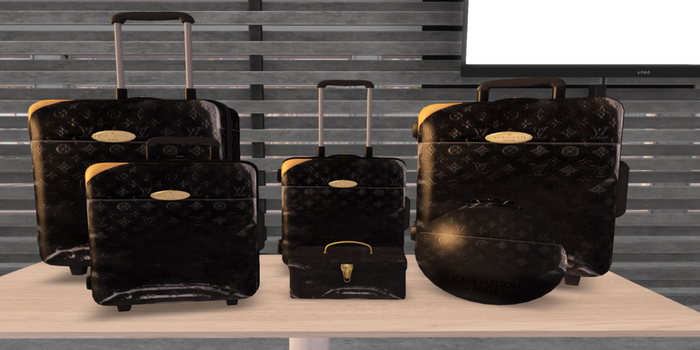 Hollyhood Black Glo Suitcase - Collection
