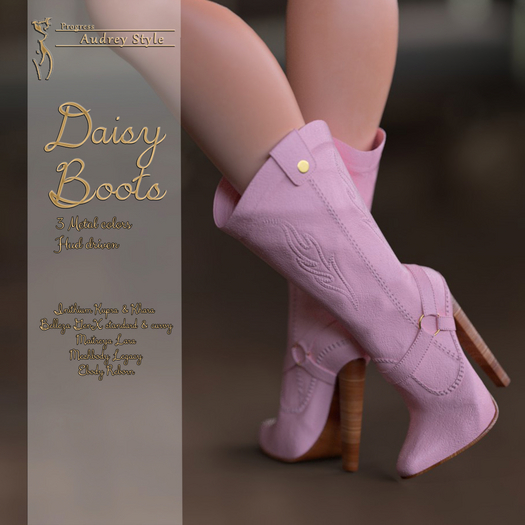 .:: AS ::. Daisy Boots - Pink