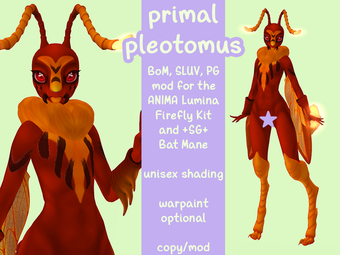 mothly. primal pleotomus - cinnabar