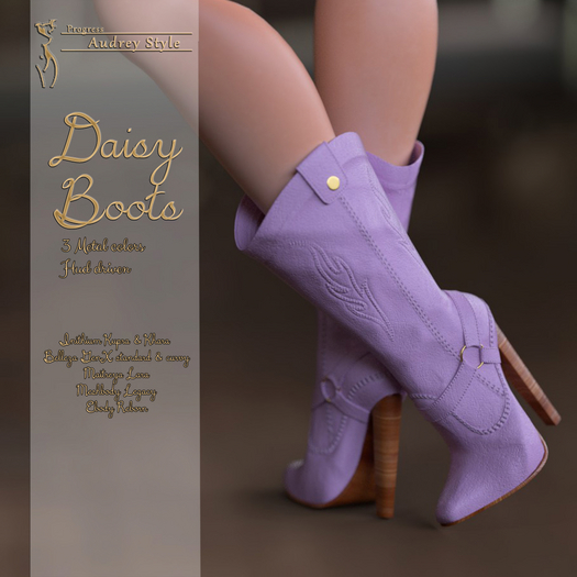 .:: AS ::. Daisy Boots - Lilac