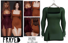 Frayed - Emily Dress - Green