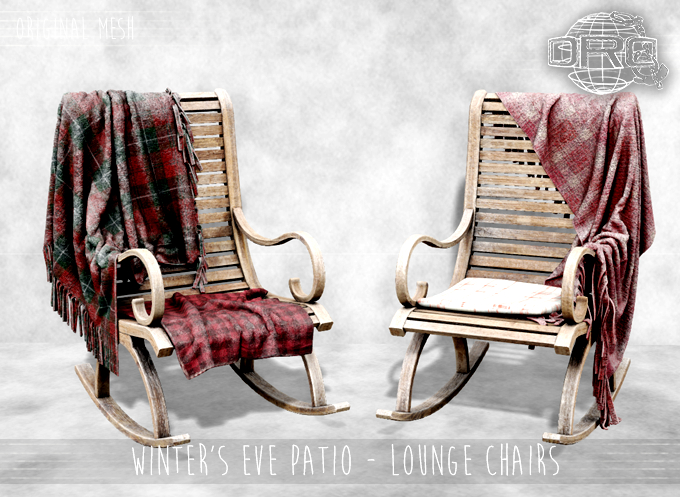 -DRD- Winter's Eve Patio - Lounge Chairs