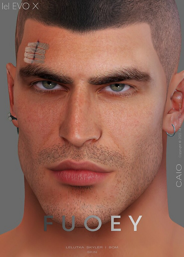 f u o e y .     Caio Skin Ruddy