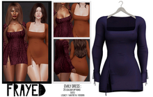 Frayed - Emily Dress - Purple