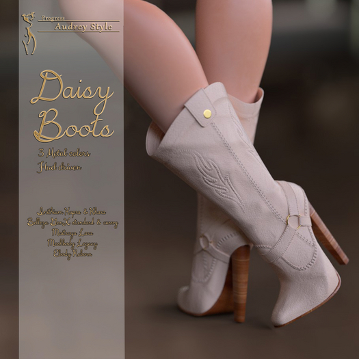 .:: AS ::. Daisy Boots - Beige