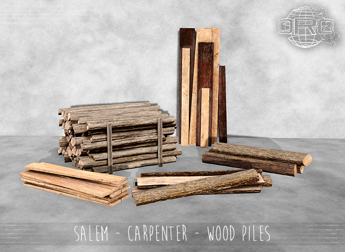 -DRD- Salem - Carpenter Wood Piles