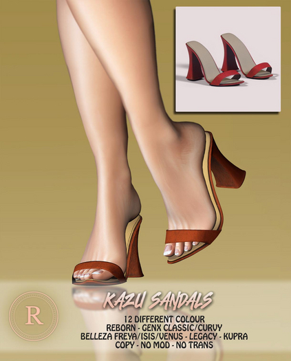 [ R U V A ] - Kazu Sandals - FATPACK 