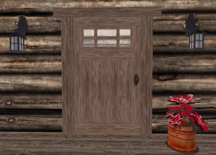 Door #4 with Knobs & Frame, 5 LI (Boxed)