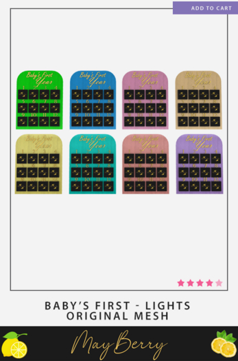 {MB} Baby's First - Lights [add/rez me]