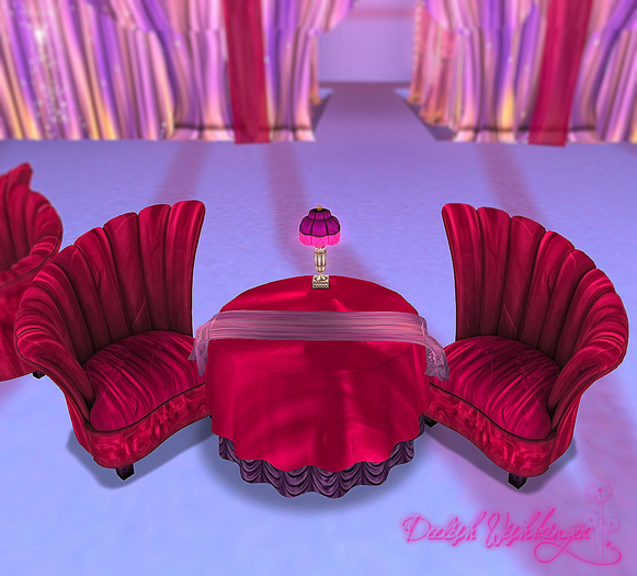 DEMO~Speakeasy Table for 2 9LI pink