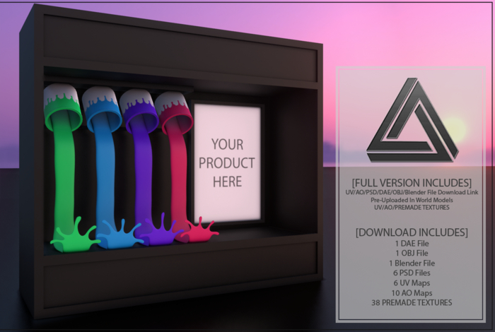 PARADOX STUDIO - FULL PERM Paint Splash Display Booth [FULL]