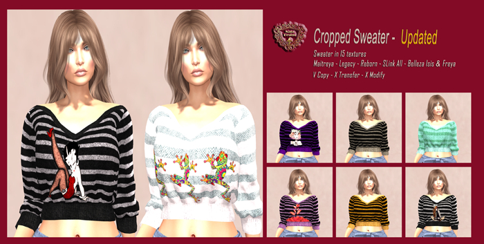 Nala Designs - Cropped Sweater - UPDATED