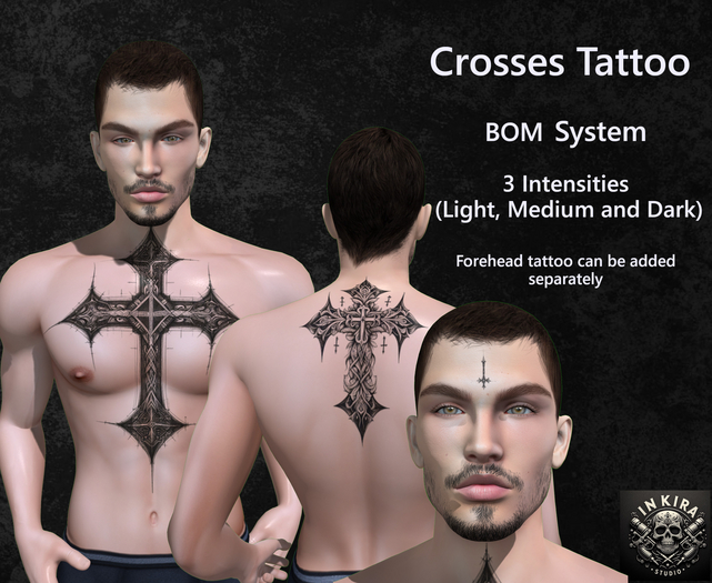 Crosses Tattoo - InKira Studio