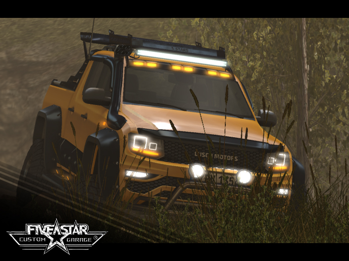 The 5 STARS ROAMER Offroad Kit YELLOW
