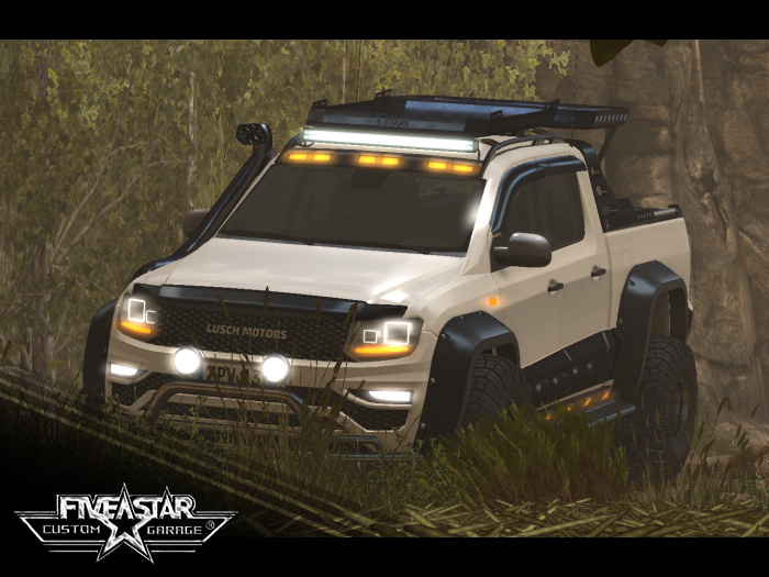 The 5 STARS ROAMER Offroad Kit WHITE