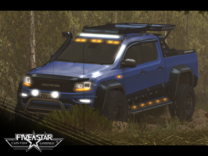 The 5 STARS ROAMER Offroad Kit BLUE