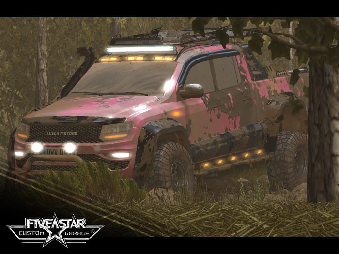 The 5 STARS ROAMER Offroad Kit MUD PINK