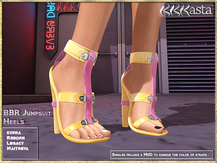 BBR Shoes - JumpSuit Heels CORNSILK - Wear me!