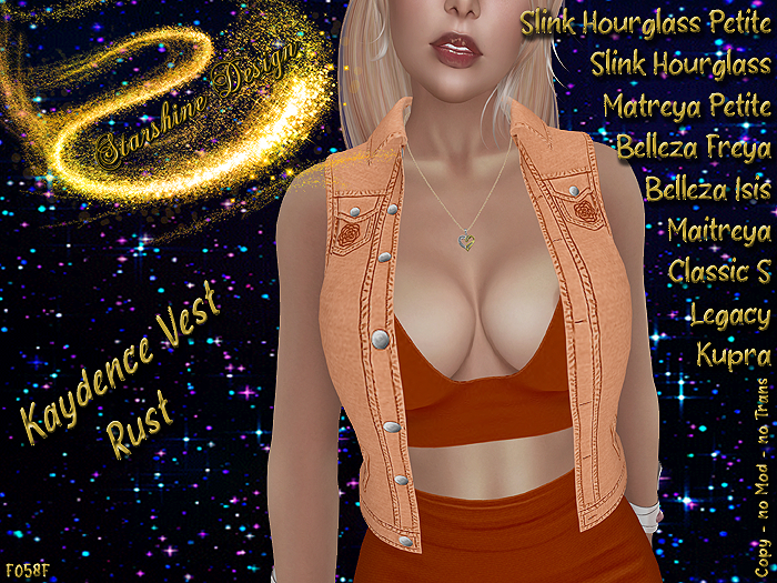 ~✯SD✯~ KAYDENCE VEST [RUST]