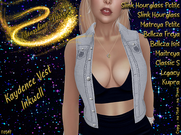 ~✯SD✯~ KAYDENCE VEST [INKWELL]