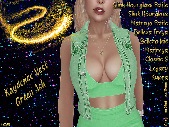~✯SD✯~ KAYDENCE VEST [GREEN ASH]