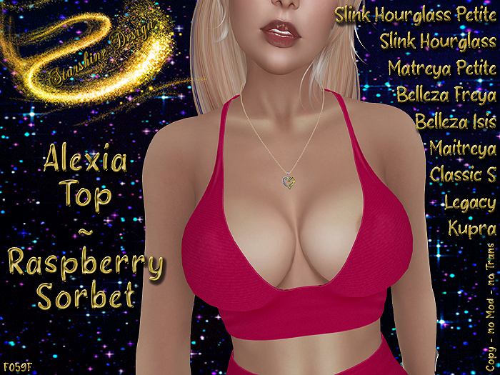 ~✯SD✯~ ALEXIA TOP [RASPBERRY SORBET]