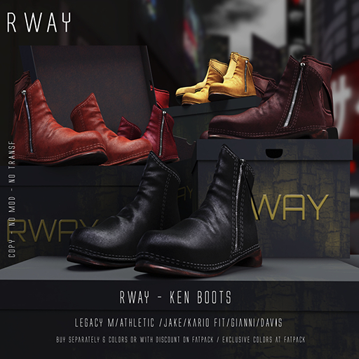 RWAY - Ken Boots Fatpack