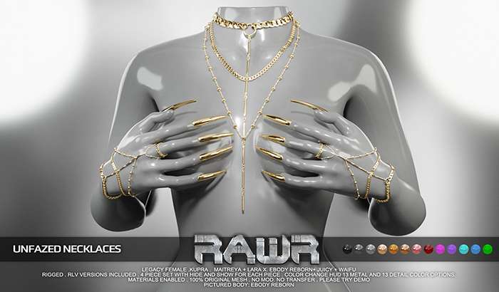 RAWR! Unfazed Necklaces (add me)