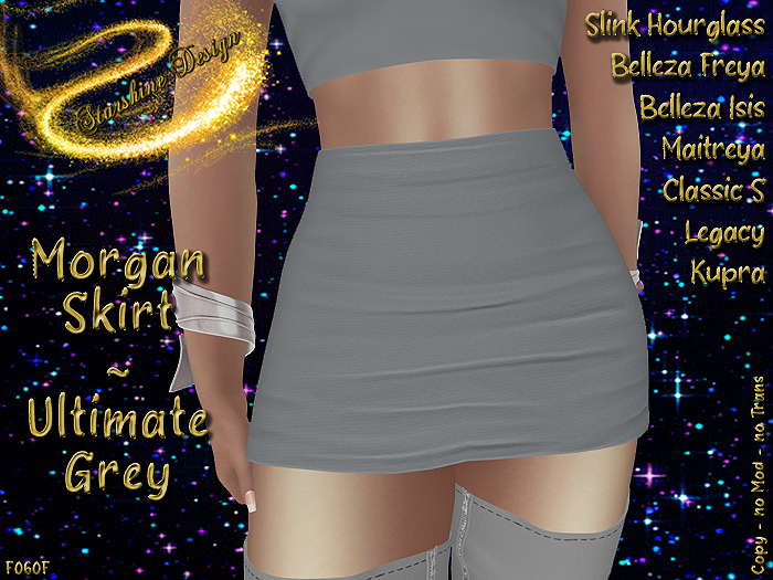 ~✯SD✯~ MORGAN SKIRT [ULTIMATE GREY]
