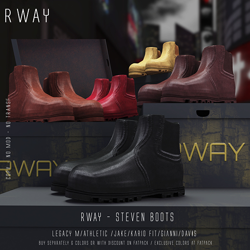 RWAY - Steven Boots Fatpack