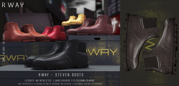 RWAY - Steven Boots Walnut