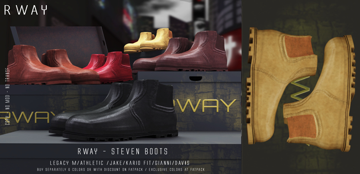 RWAY - Steven Boots Russet