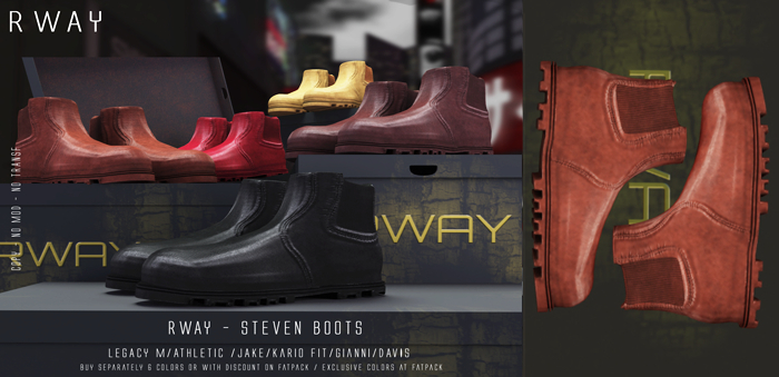 RWAY - Steven Boots Chestnut