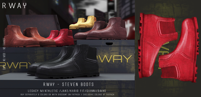 RWAY - Steven Boots Blood