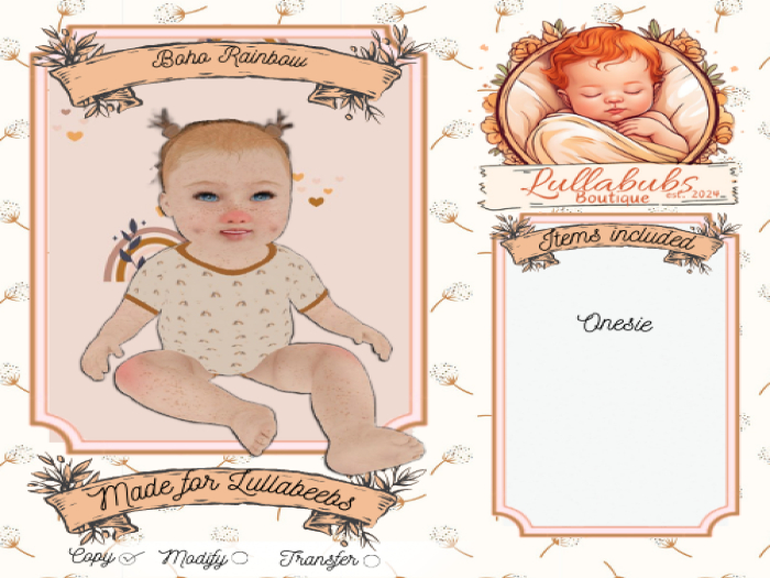 (LB) Boho Rainbow  - LullaBeebs