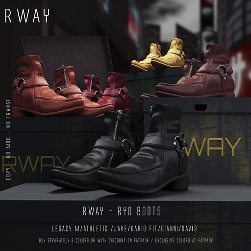 RWAY - Ryo Boots Fatpack