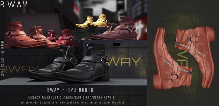 RWAY - Ryo Boots Chestnut