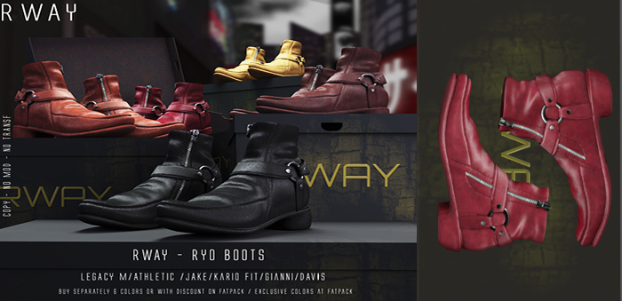 RWAY - Ryo Boots Blood