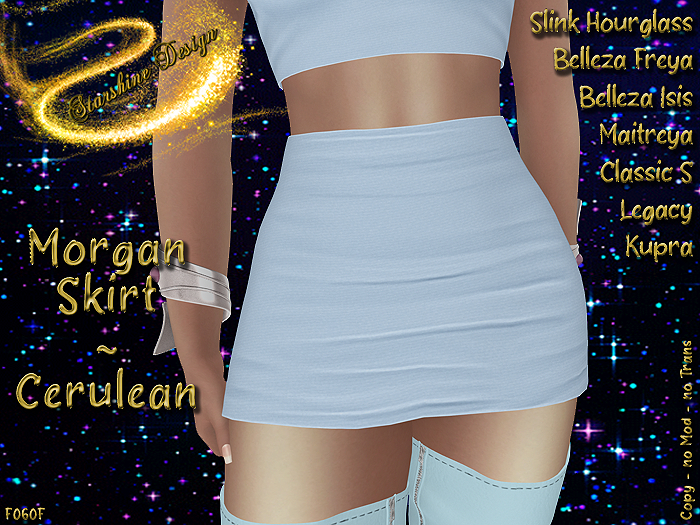 ~✯SD✯~ MORGAN SKIRT [CERULEAN]