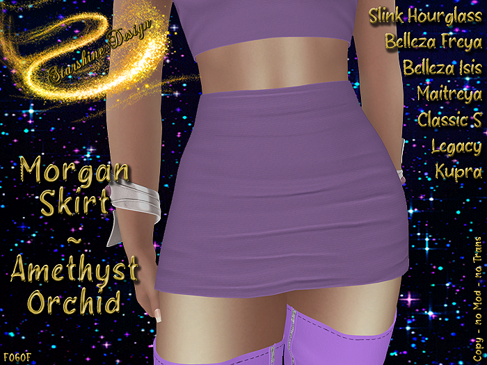 ~✯SD✯~ MORGAN SKIRT [AMETHYST ORCHID]