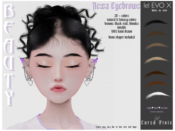 Cursd Beauty. Nessa Eyebrows {evox}