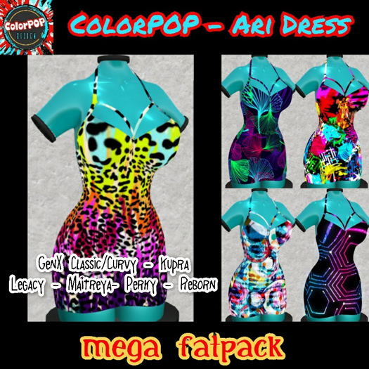 ColorPOP - Ari Dress - MEGA FATPACK